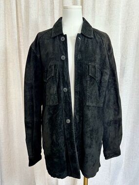 Men’s RAINFOREST Black Suede Jacket